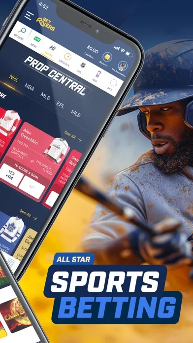 Screenshot di BetRivers Casino & Sportsbook