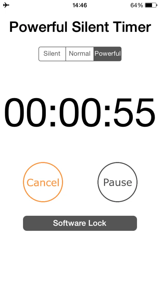 Powerful Silent Timer – Vibration Alarm for Library, Train etc.應用截圖
