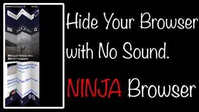Ảnh chụp màn hình của Ninja Browser for iPhone