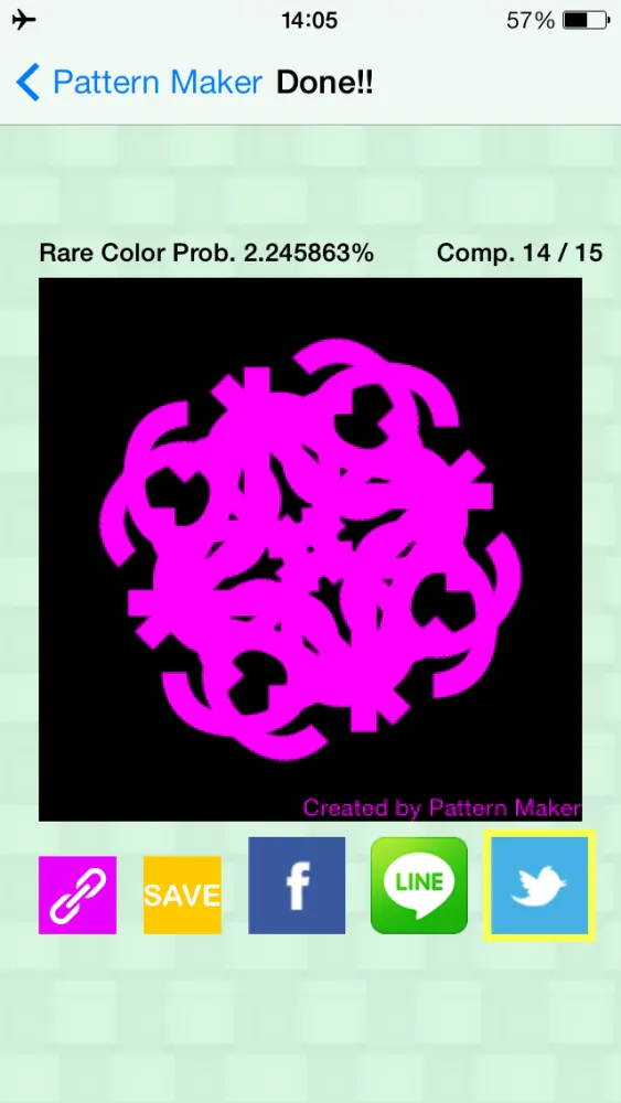 Captures d'écran de PatternMaker - Original Pattern Wallpaper From Your Name For Free [iPhone]