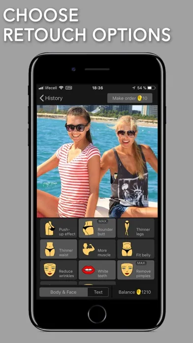 Screenshot di Perfect Body: photo editor