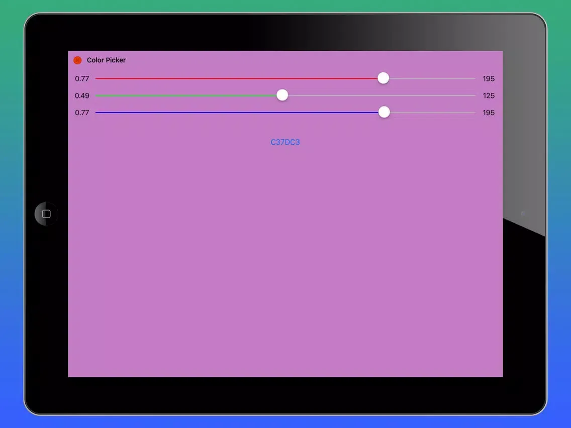 Ảnh chụp màn hình của Interface Builder iPad 