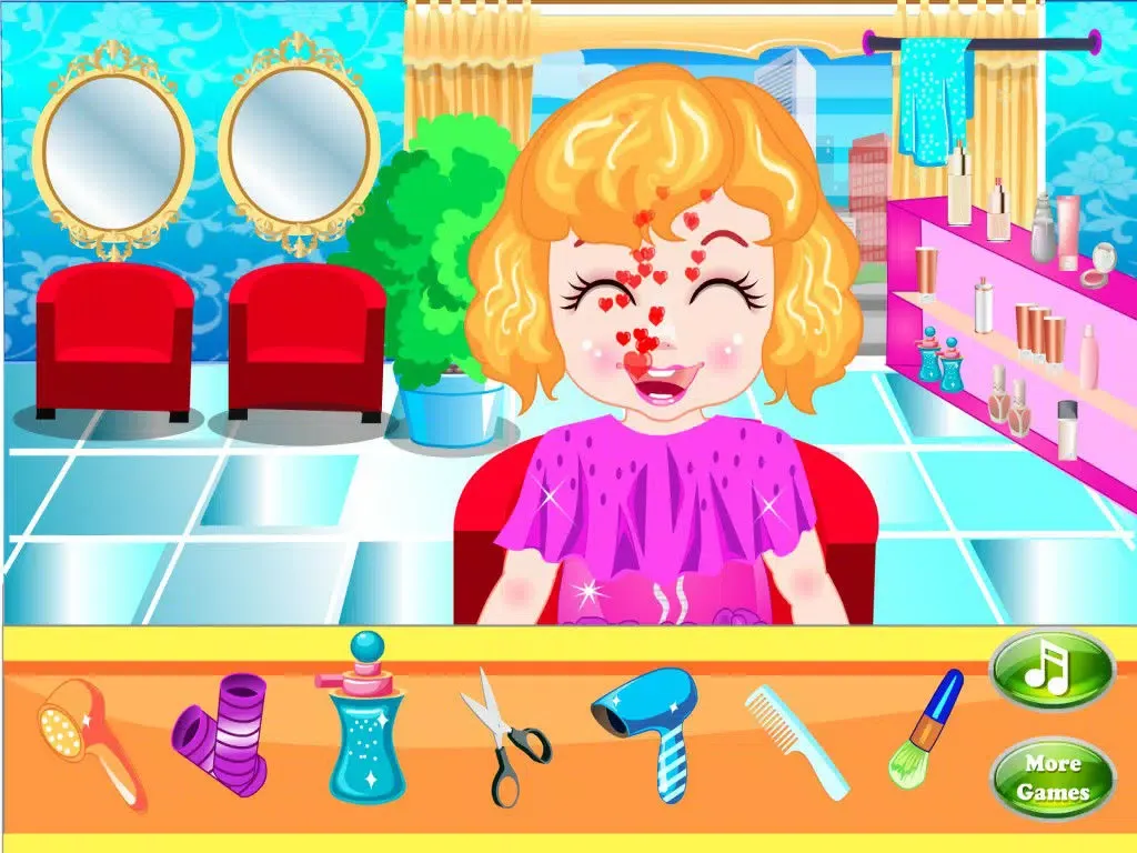 Capturas de pantalla de Little Cute Baby Hair Salon iPad 