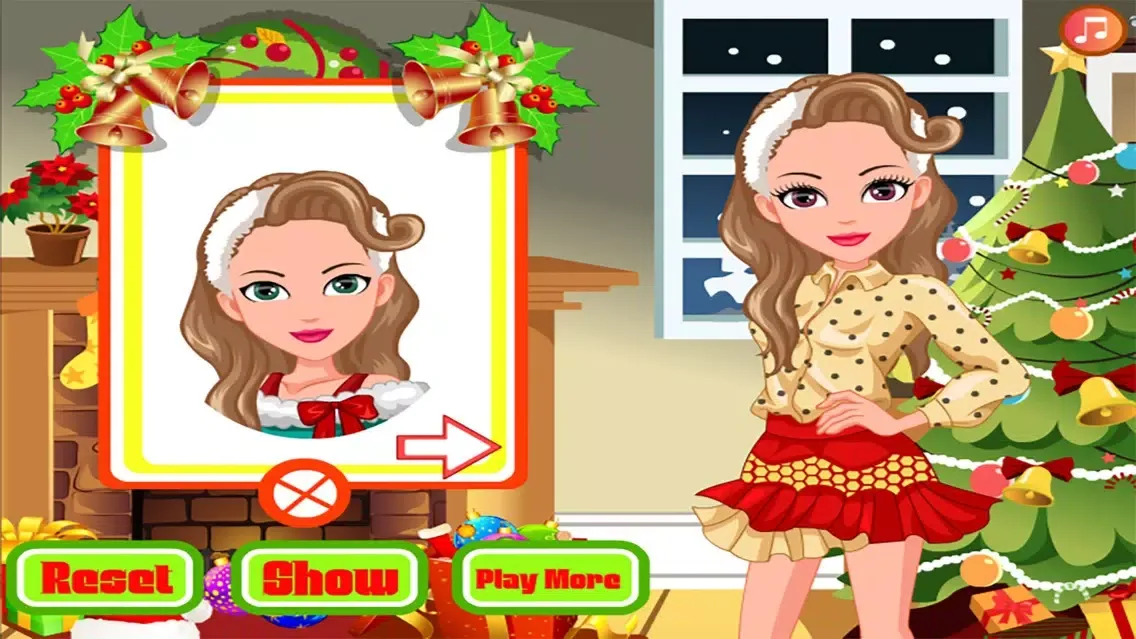 Christmas Girl SPA Salon － Dress Up & Makeover स्क्रीनशॉट