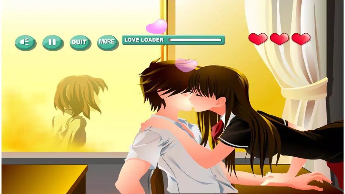 Lover Kiss In Class Screenshots