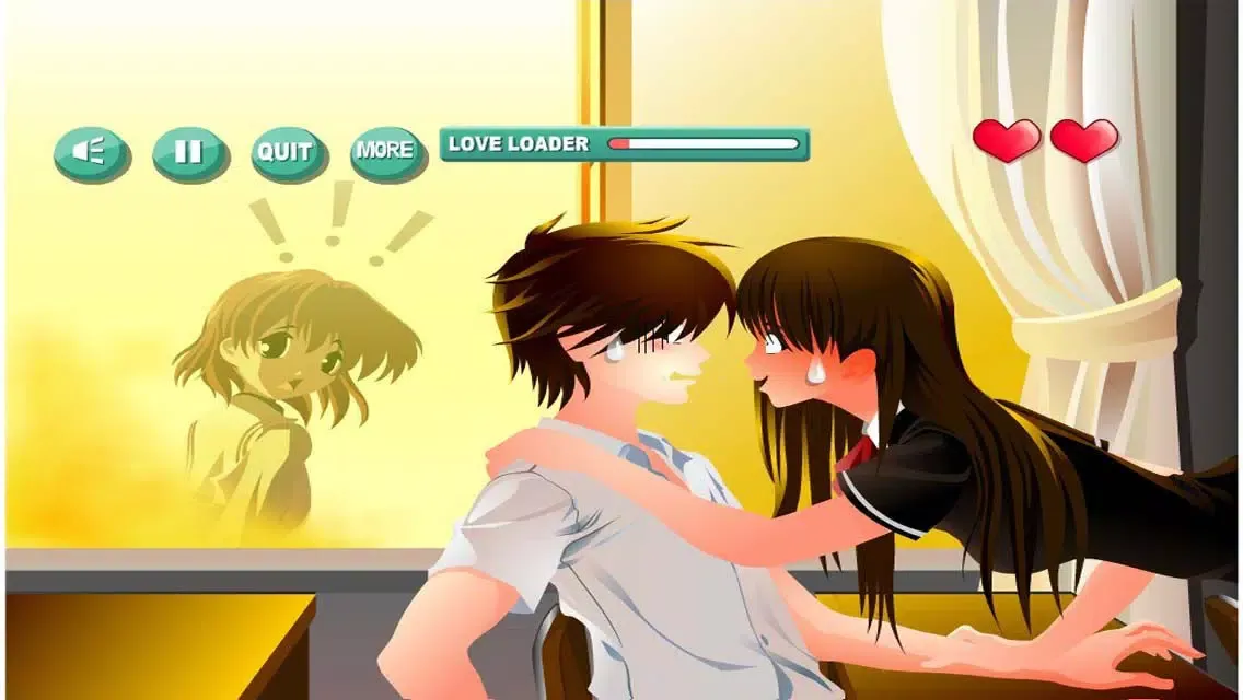 Lover Kiss In Class Screenshots
