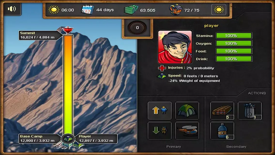 Conquer 7 Summits :Climb Mountain Simulation スクリーンショット