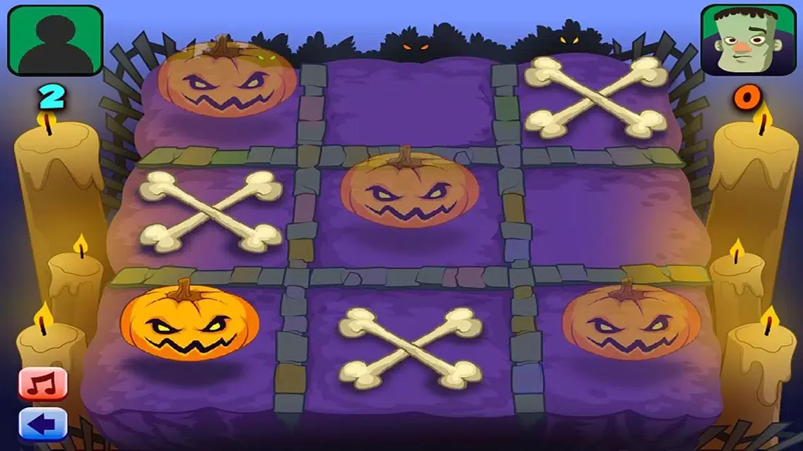 Halloween Tic Tac Toe King应用截图