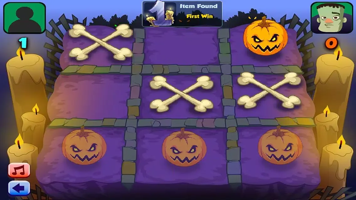 Halloween Tic Tac Toe King应用截图