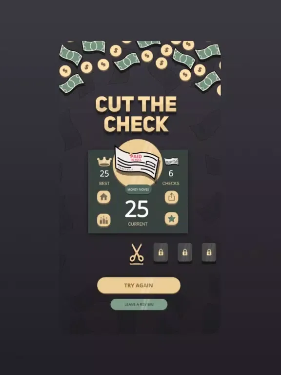 Captures d'écran de Cut the check iPad 