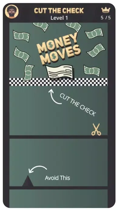 Captures d'écran de Cut the check