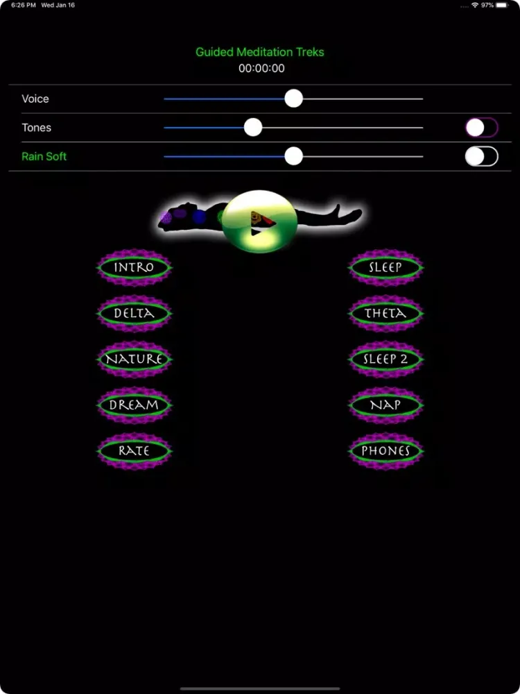 Capturas de pantalla de Guided Meditation Treks Sleep iPad 