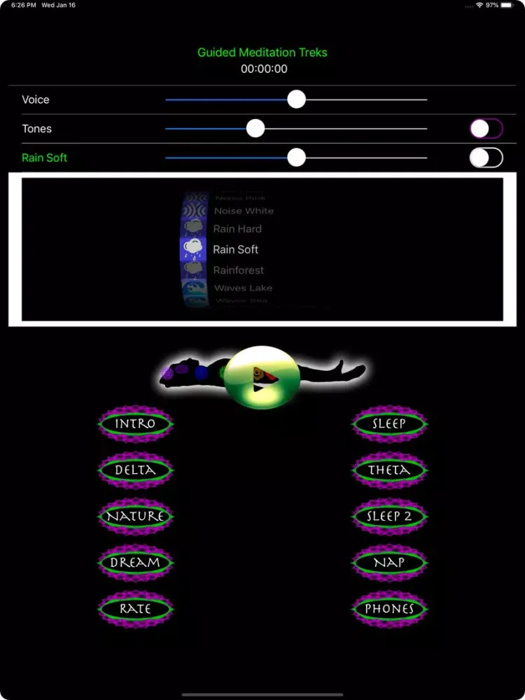 Capturas de pantalla de Guided Meditation Treks Sleep iPad 