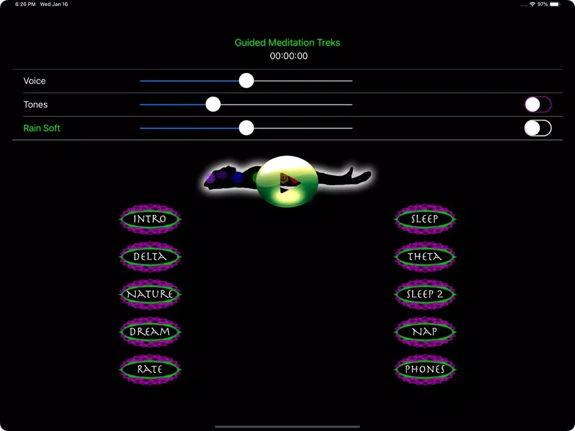 Capturas de pantalla de Guided Meditation Treks Sleep iPad 