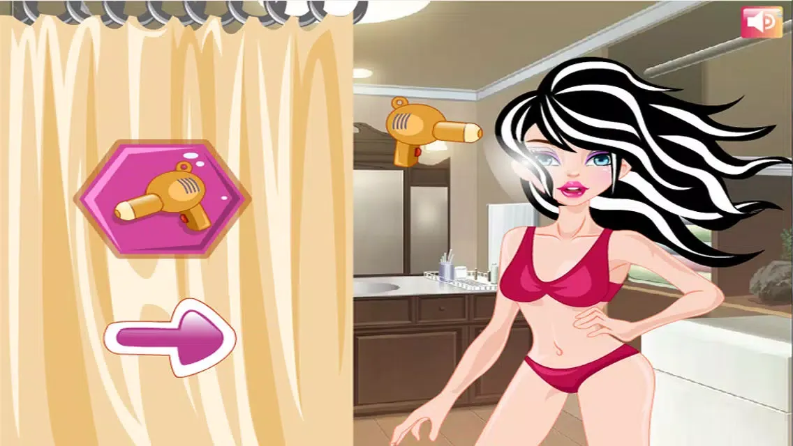Captures d'écran de Beautiful Lady Hair cut & Dress up