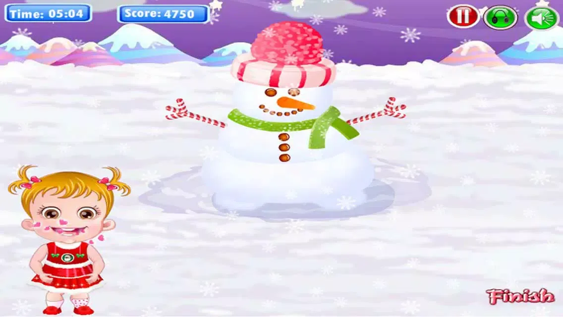 Baby Make Snowman - Holiday for Kids & Baby Game स्क्रीनशॉट