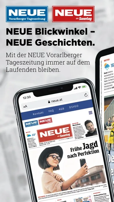 NEUE Vorarlberger Tageszeitung スクリーンショット