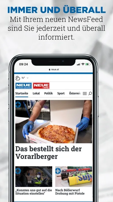 NEUE Vorarlberger Tageszeitung スクリーンショット