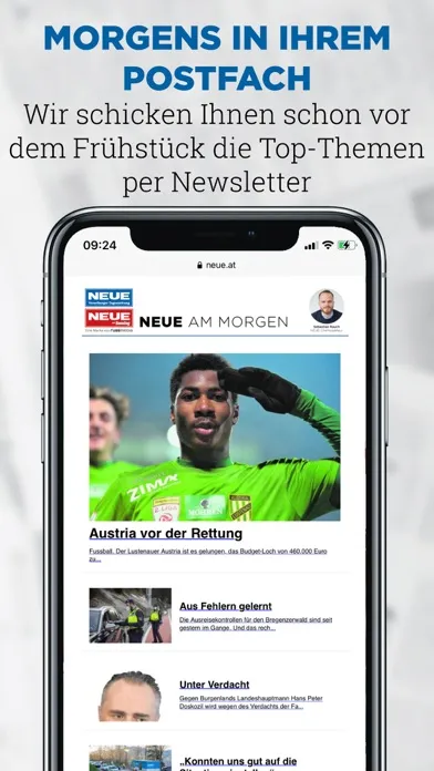 NEUE Vorarlberger Tageszeitung スクリーンショット