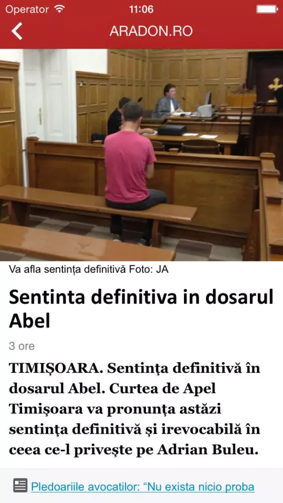Tangkapan skrin Arad Online - aradon.ro