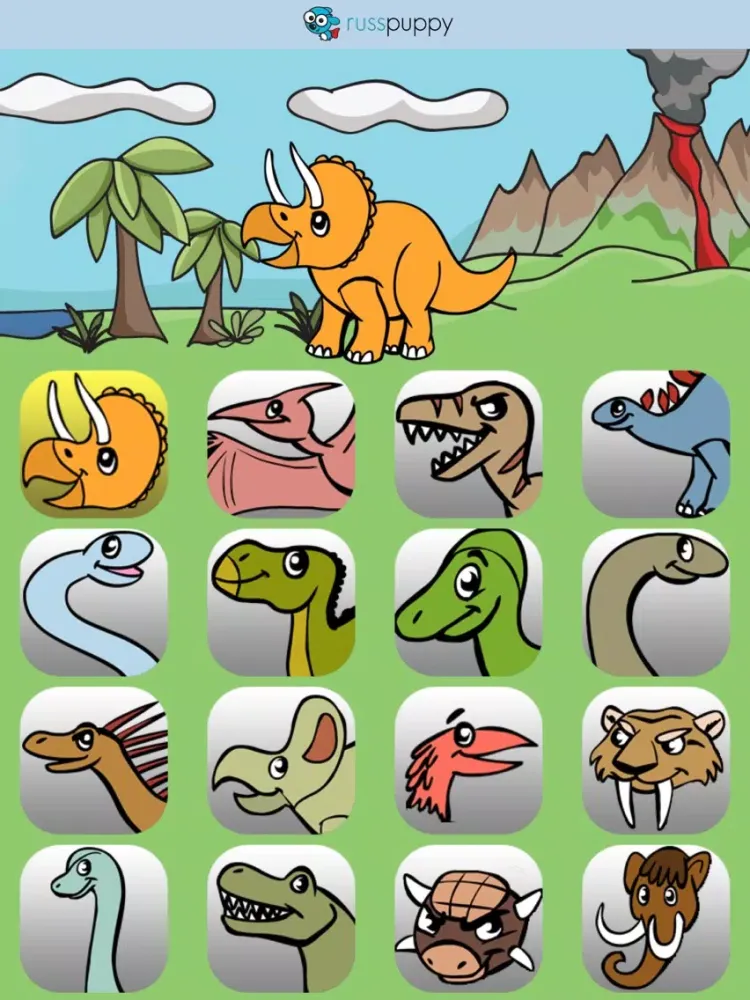 Скриншоты Kids Dinosaurs iPad 