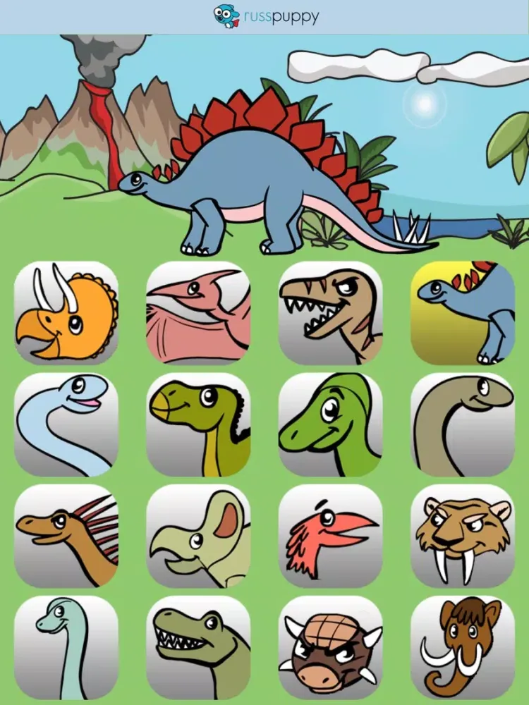 Скриншоты Kids Dinosaurs iPad 