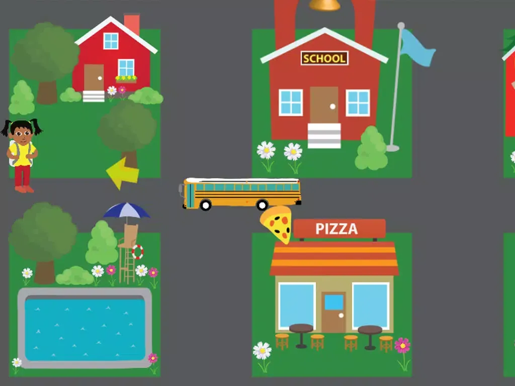 Kids Car Town iPad  Screenshots