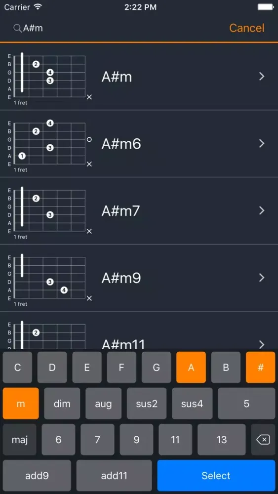 Acoustics - Guitar Tabs, Chords and Tuner স্ক্রিনশট