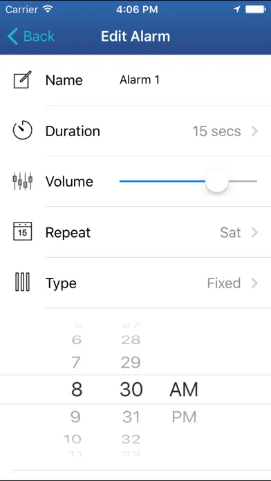 Tangkapan layar Auto-Shutoff Alarm Clock
