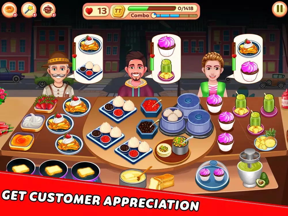 Cooking Treat Star Food Games iPad  Screenshots