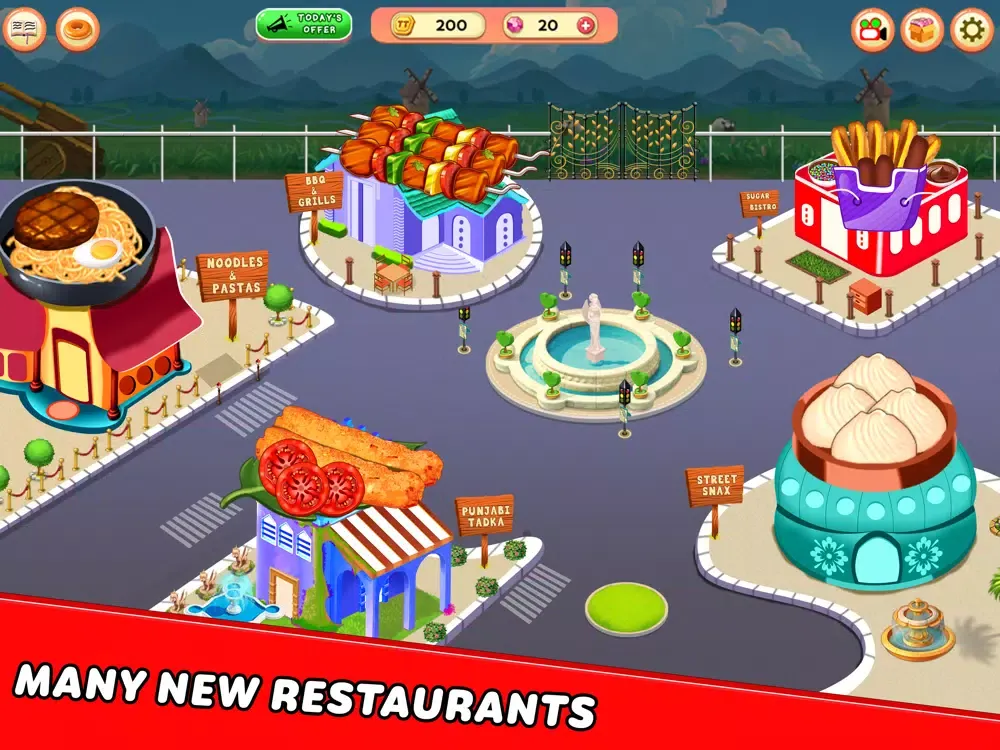 Cooking Treat Star Food Games iPad  Screenshots