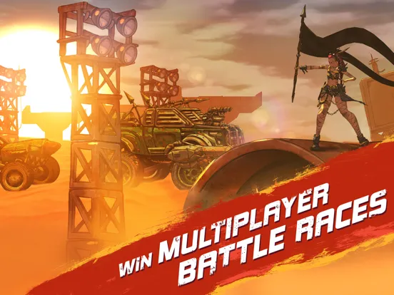 Road Warrior: Nitro Car Battle iPad  स्क्रीनशॉट