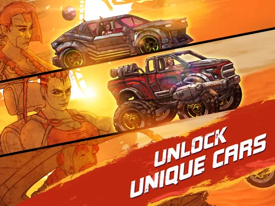 Road Warrior: Nitro Car Battle iPad  स्क्रीनशॉट