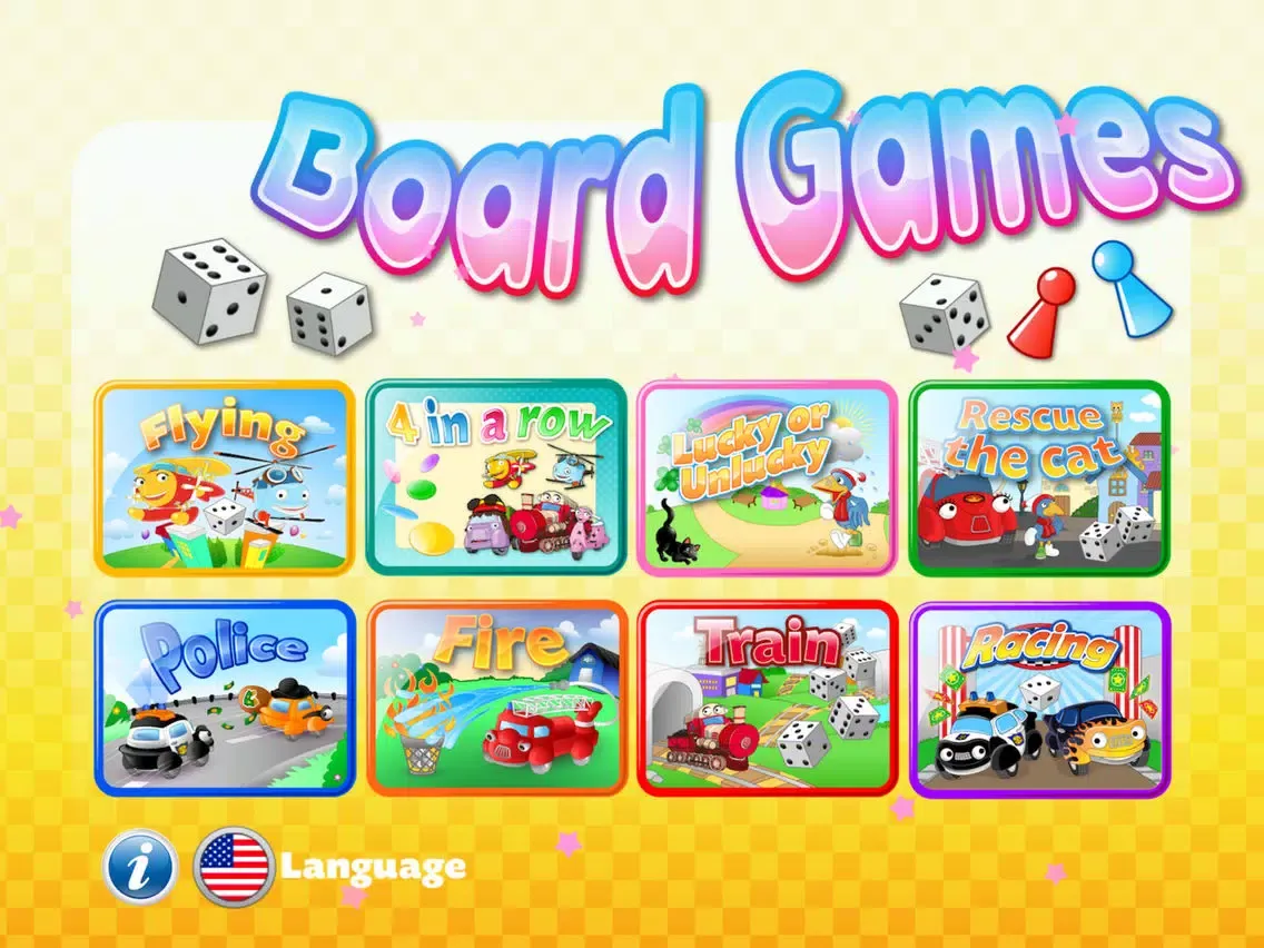 Paulie and Fiona Board Games iPad  Screenshots