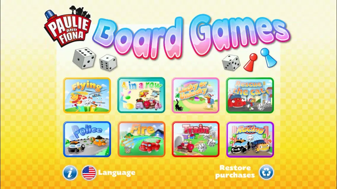 Paulie and Fiona Board Games Screenshots