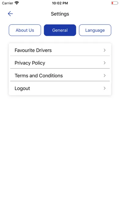 Zrzuty ekranu Rute Passenger