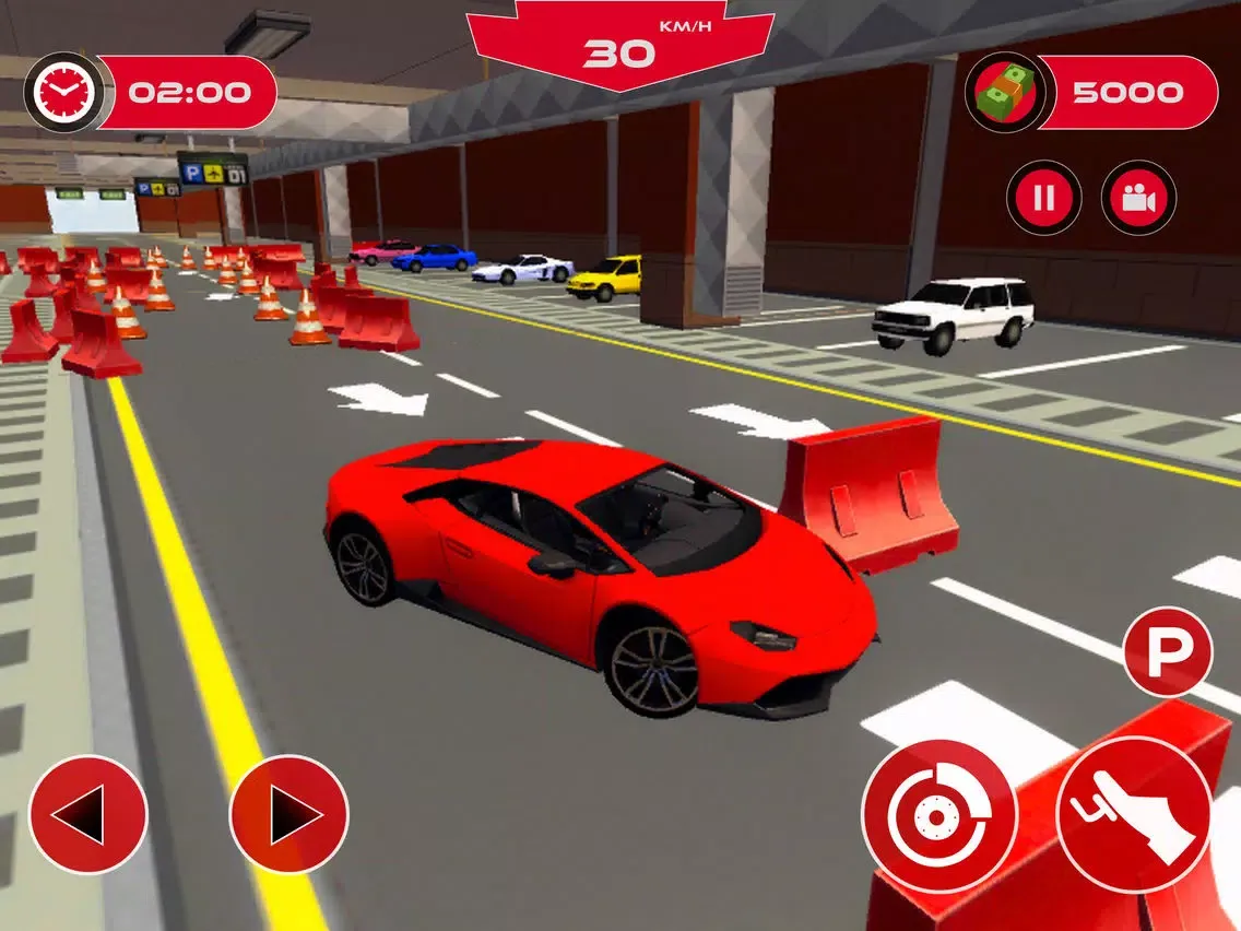 ภาพหน้าจอของ Real Valet Car Parking 2017 iPad 
