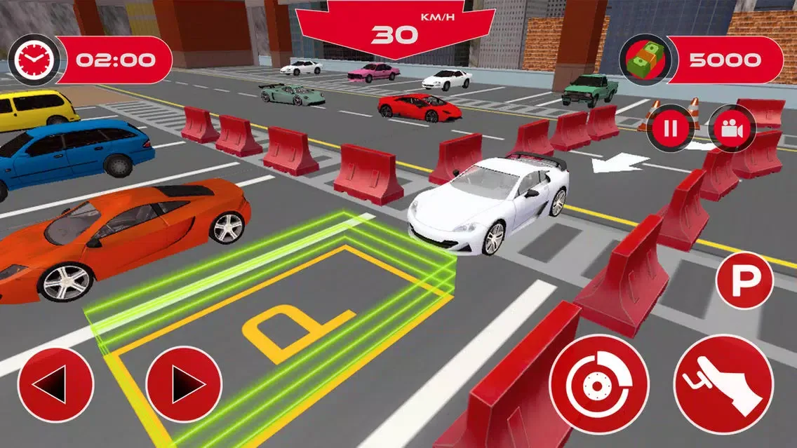 ภาพหน้าจอของ Real Valet Car Parking 2017