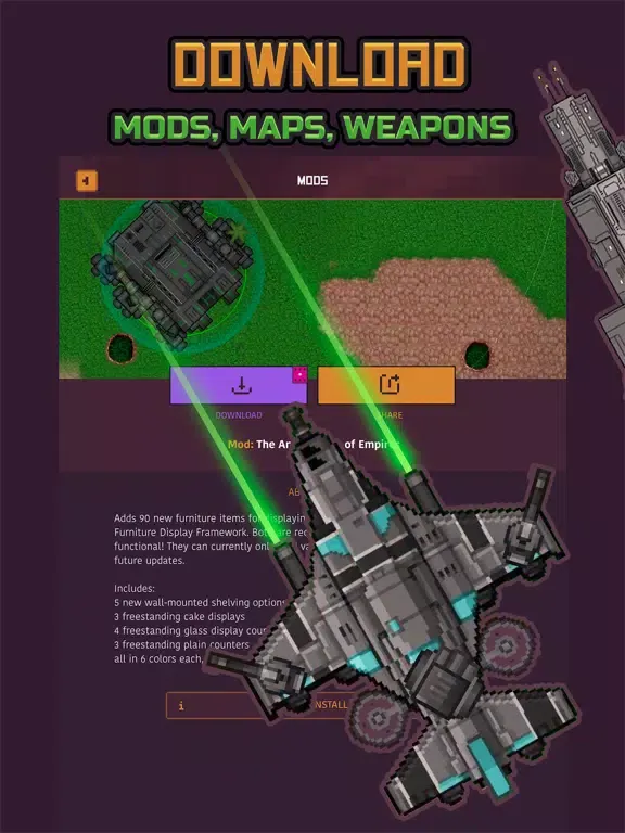 Capturas de pantalla de Mod & Addon for Rusted Warfare iPad 