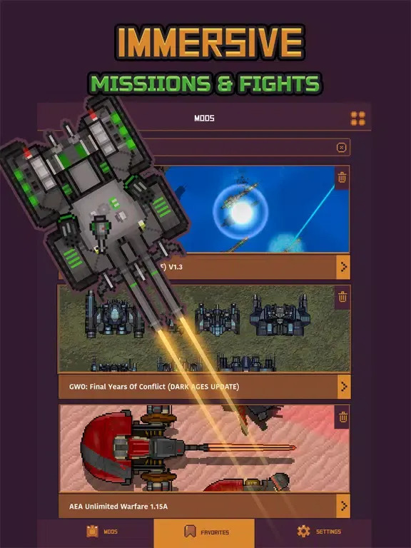 Capturas de pantalla de Mod & Addon for Rusted Warfare iPad 