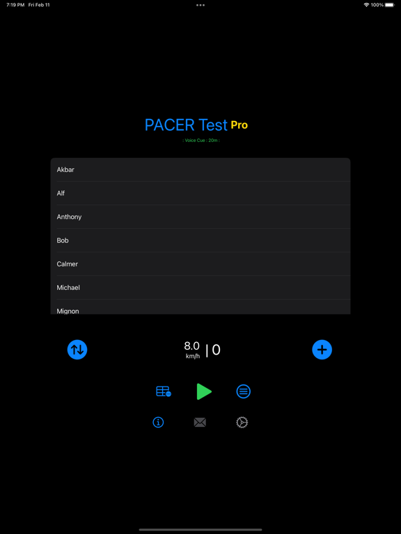 Pacer Pro iPad  スクリーンショット