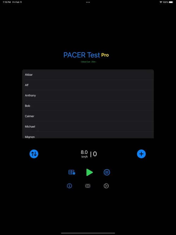 Pacer Pro iPad  Ekran Görüntüleri