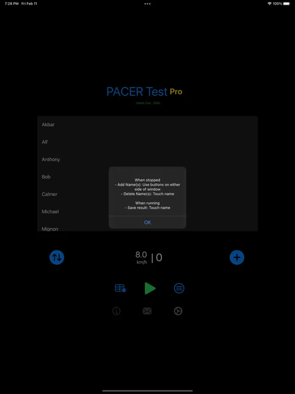 Pacer Pro iPad  Ekran Görüntüleri