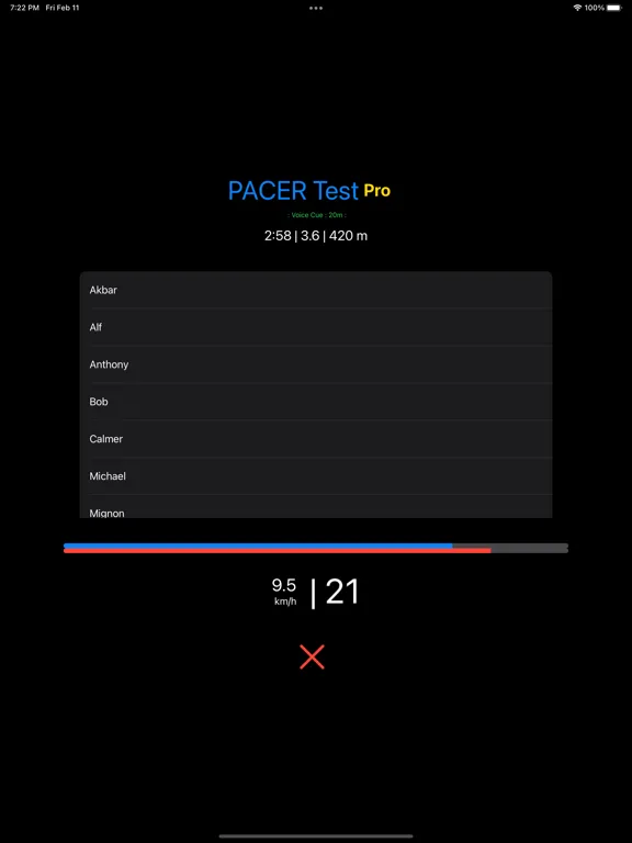 Pacer Pro iPad  Ekran Görüntüleri
