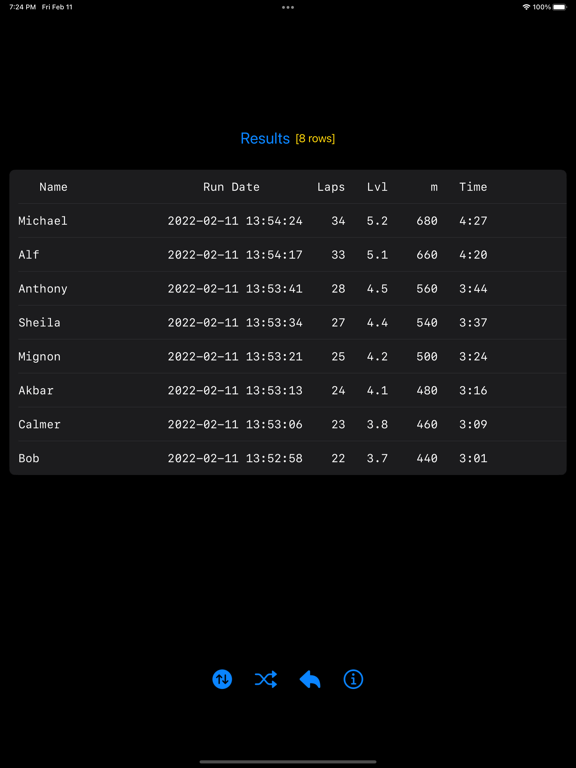 Pacer Pro iPad  スクリーンショット