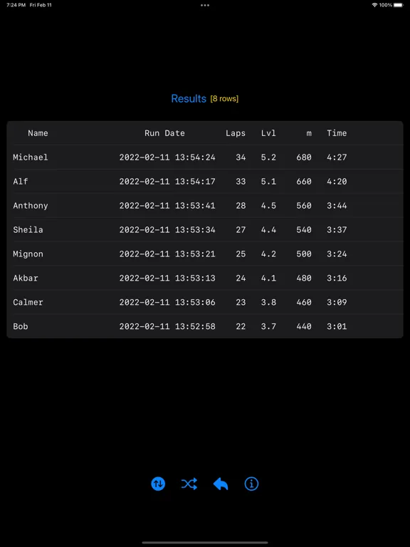 Pacer Pro iPad  Ekran Görüntüleri