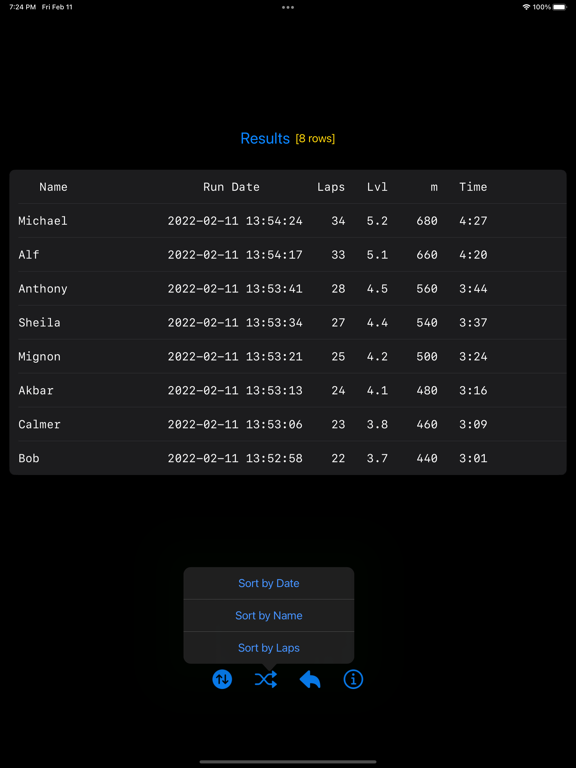 Pacer Pro iPad  スクリーンショット