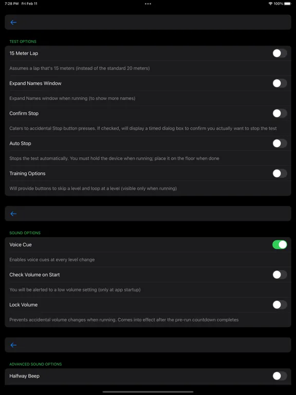 Pacer Pro iPad  Ekran Görüntüleri