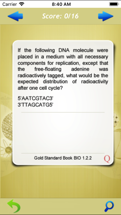 Zrzuty ekranu GS GAMSAT Science Review