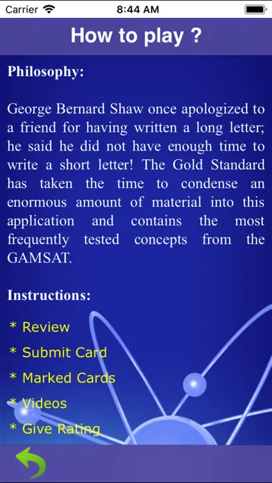 GS GAMSAT Physics Flashcards应用截图